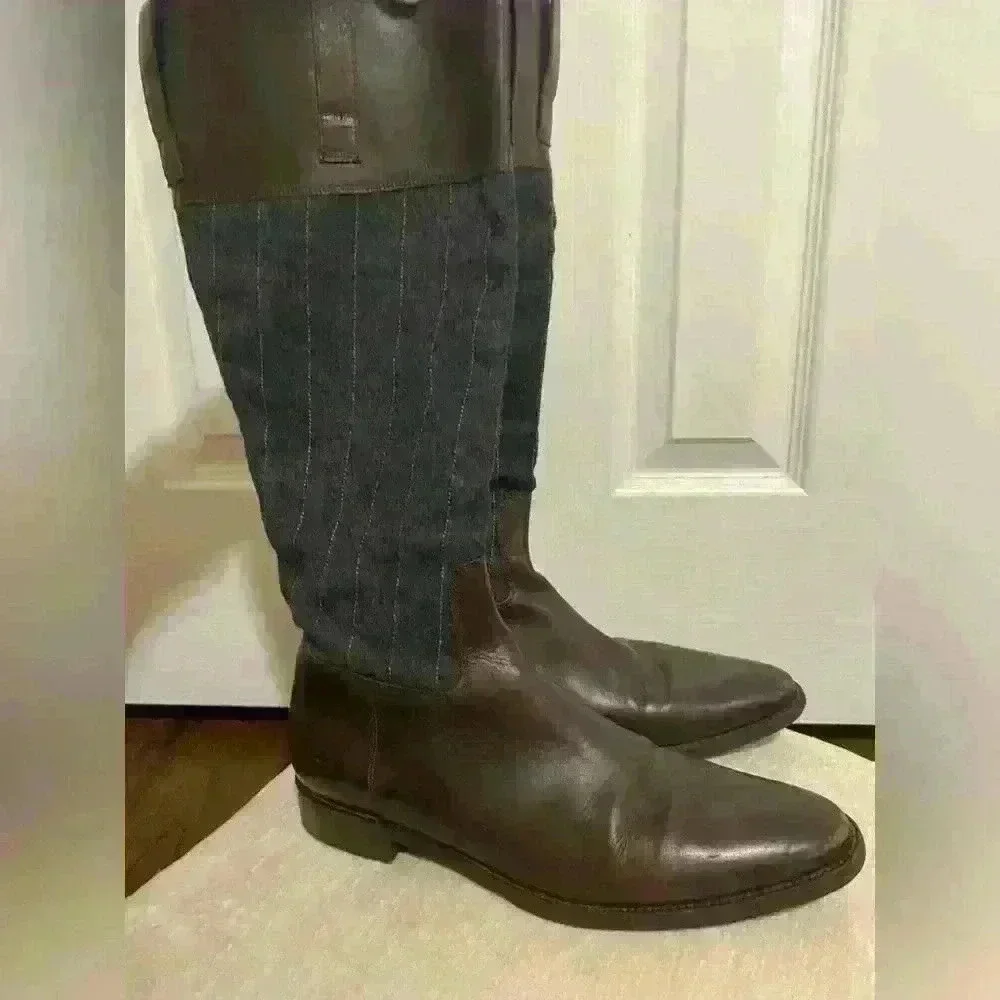 Santoni women’s leather boots size  37/ 6.5